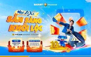 Mở Lì Xì – Nhận Lộc Vàng 2026 Giảm Phí Bảo Hiểm 10% + Quà Tặng Hấp Dẫn từ Bảo Việt